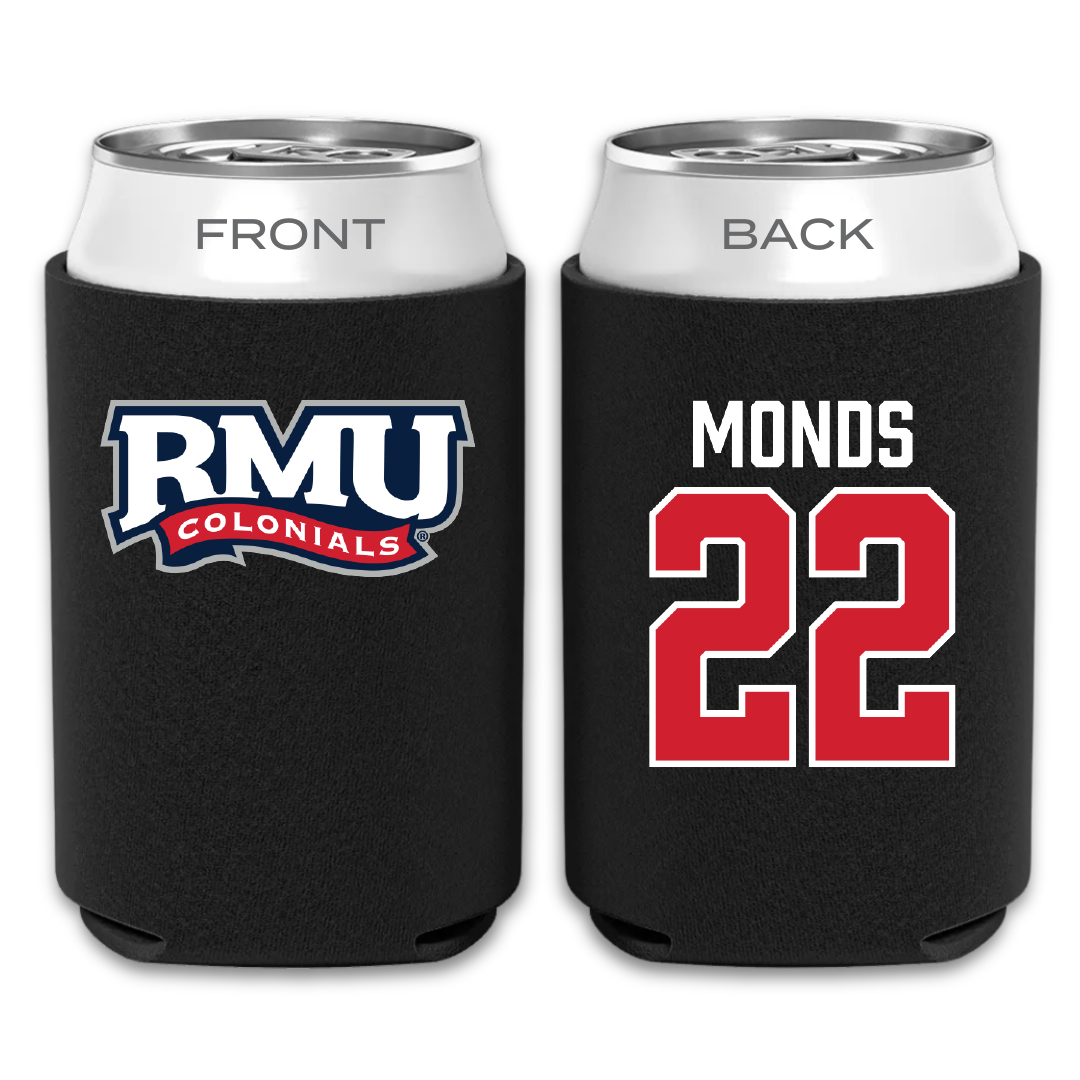 Robert Morris University Ice Hockey Black Can Cooler - #22 Cody Monds