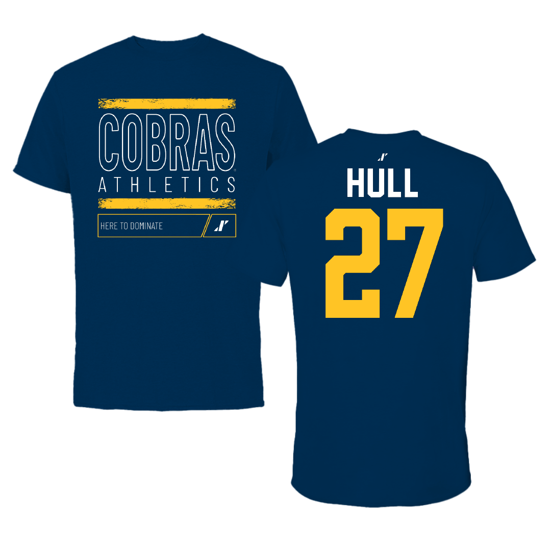 Coker University Acrobatics & Tumbling Navy Dominate Performance Tee - #27 Madelyn Hull