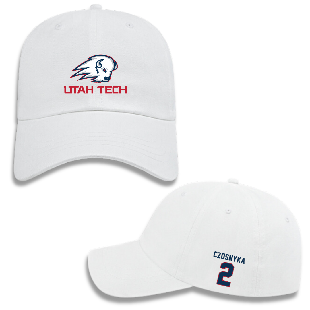 Utah Tech University Football White Hat - #2 Brevin Czosnyka