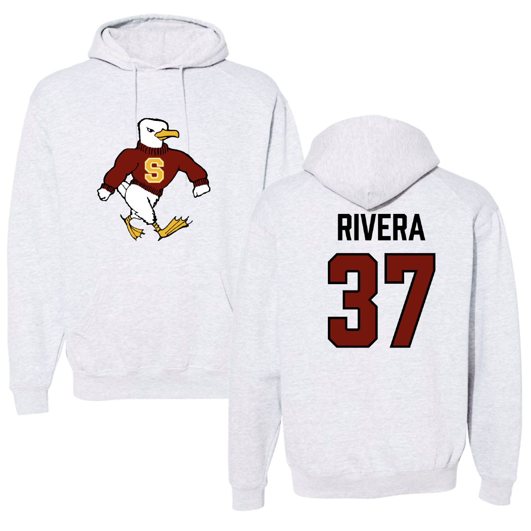 Salisbury University Baseball Gray Hoodie - #37 Joshua Rivera