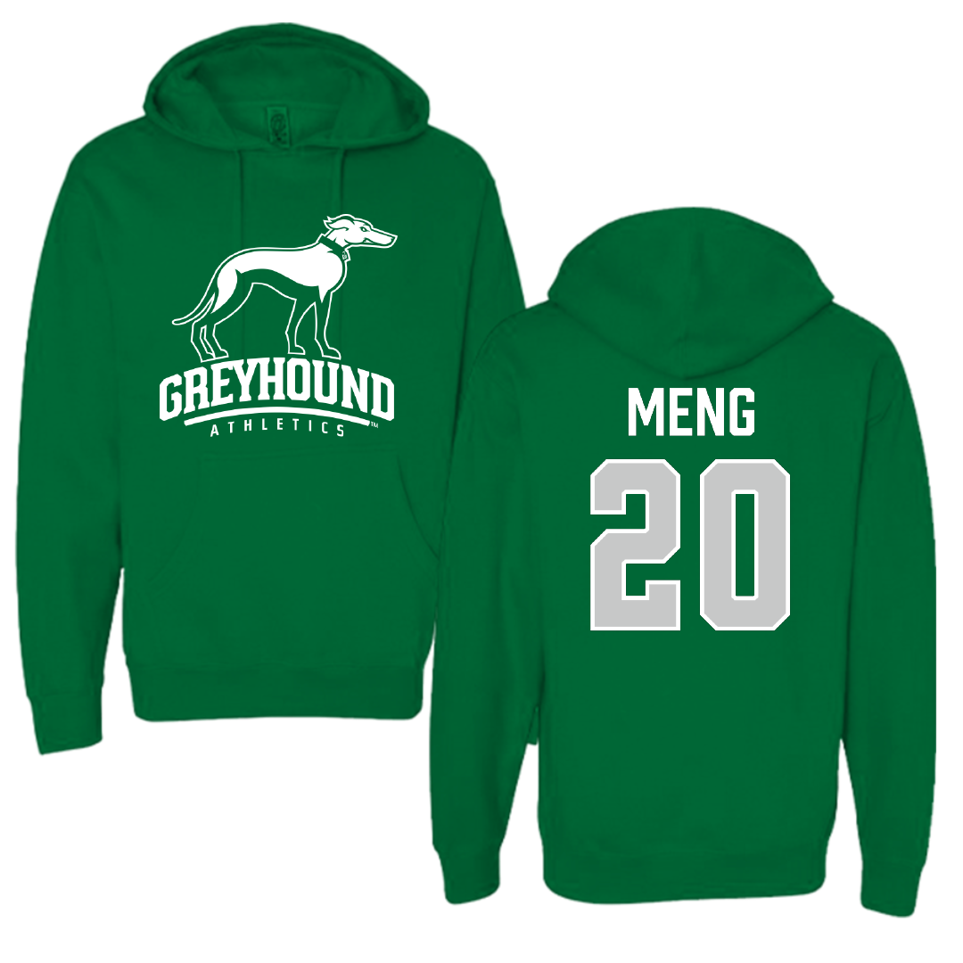 Eastern New Mexico University Baseball Green Hoodie - #20 Jackson Meng