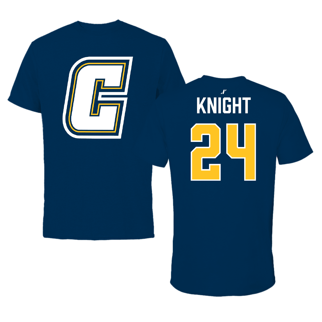 Coker University Basketball Navy Performance Tee - #24 Kristynn Knight