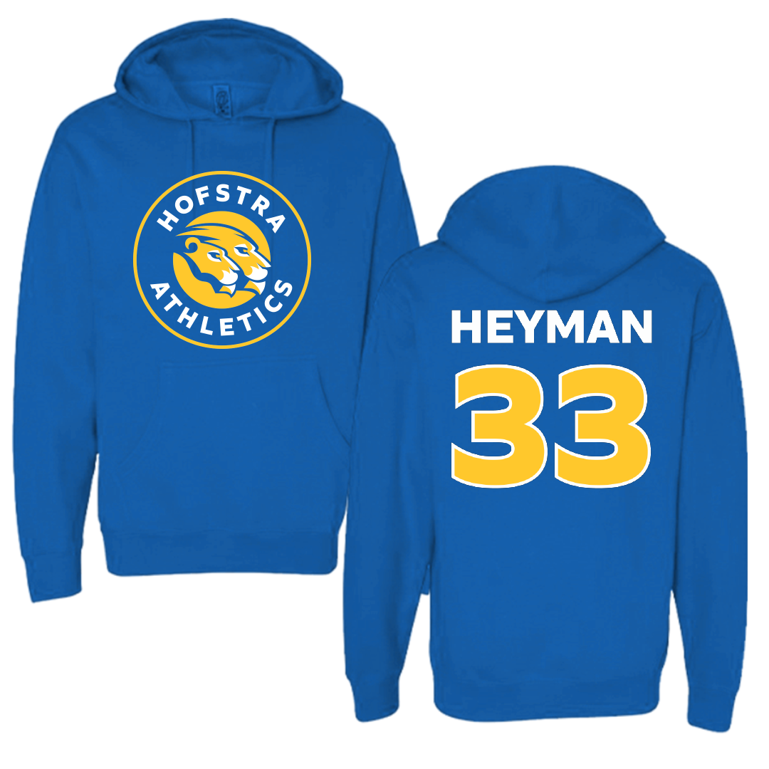 Hofstra University Baseball Blue Hoodie - #33 Michael Heyman