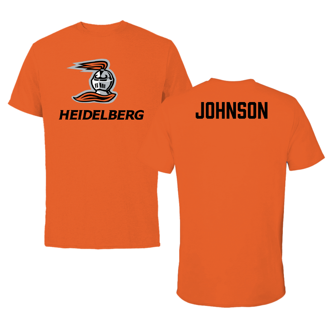Heidelberg University Wrestling Orange Performance Tee - Kamren Johnson