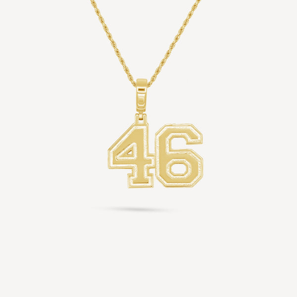 Gold Presidents Pendant and Chain - #46 Isaiah McGuffin