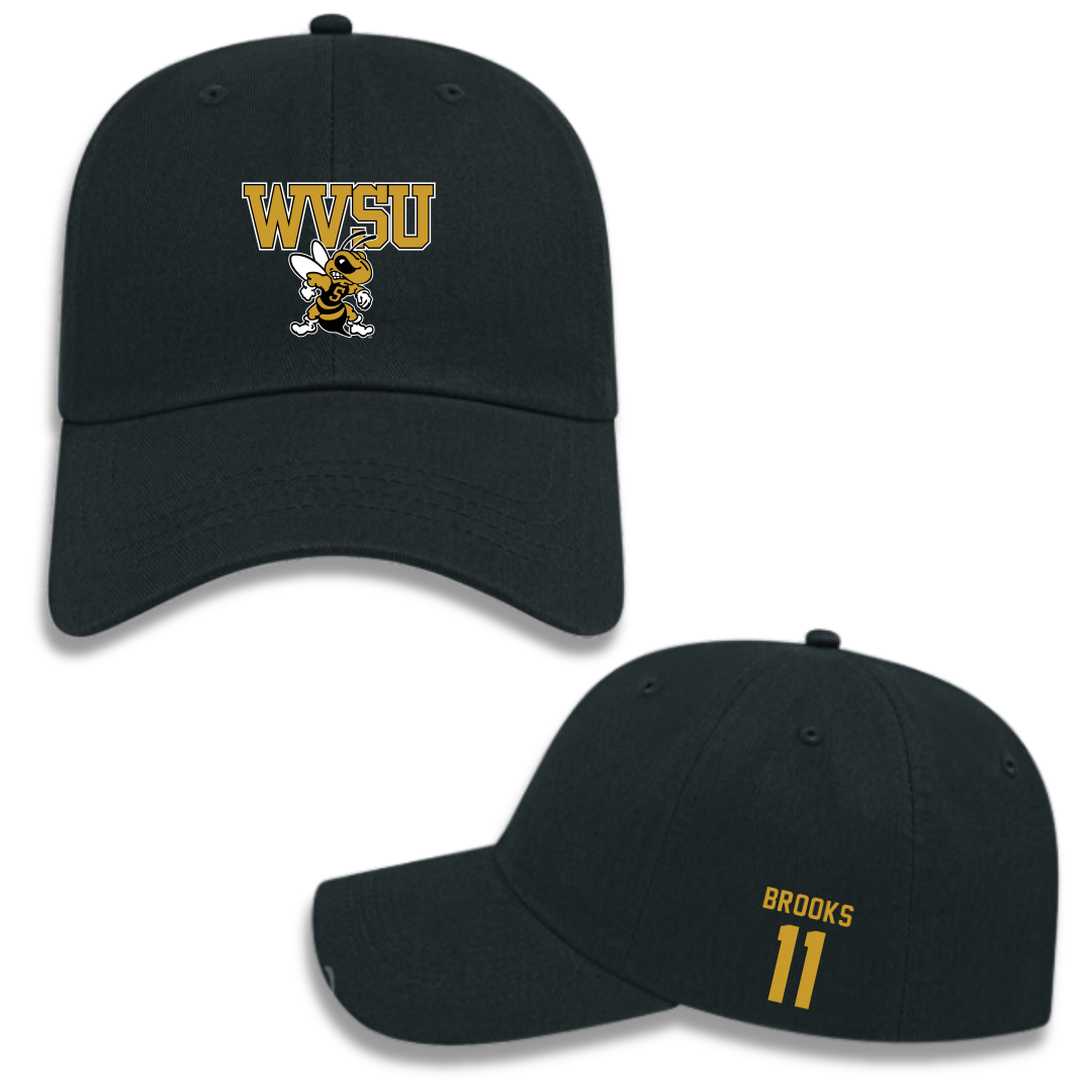 West Virginia State University Basketball (W) Black Hat - #11 D'Laneigh Brooks