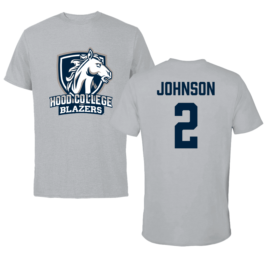 Hood College Basketball (W) Sport Gray Tee - #2 Kourtney Johnson