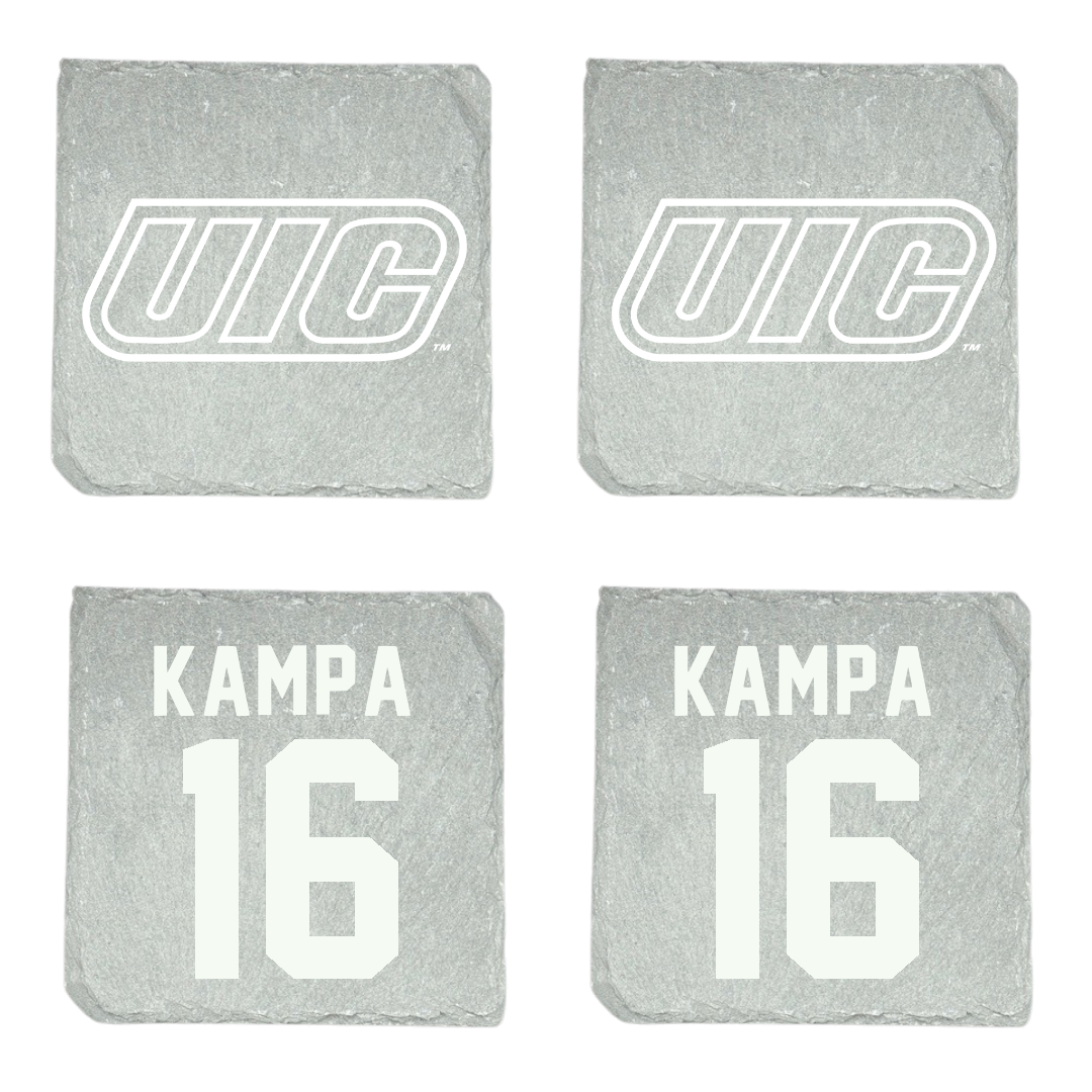 UIC Baseball Stone Coaster (4 Pack)  - #16 Ashton Kampa