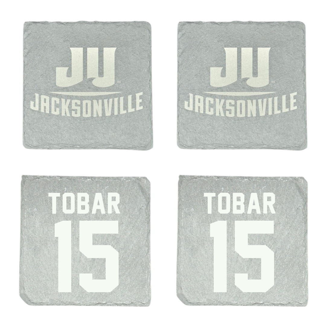 Jacksonville University Volleyball Stone Coaster (4 Pack)  - #15 Ana Tobar