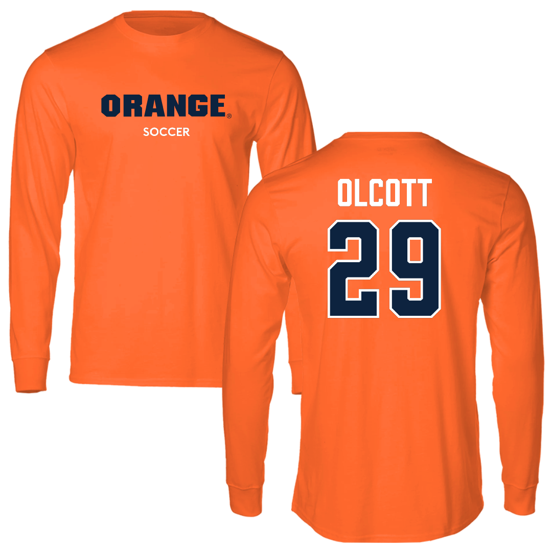 Syracuse University Soccer (M) Orange Long Sleeve - #29 Quinn Olcott