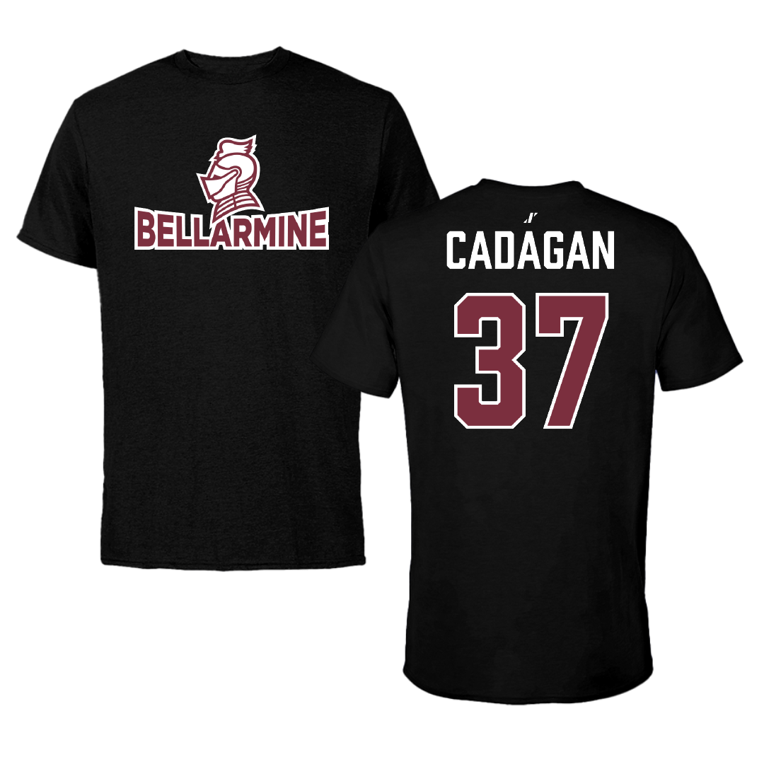 Bellarmine University Soccer Black Tee - #37 Martin Cadagan