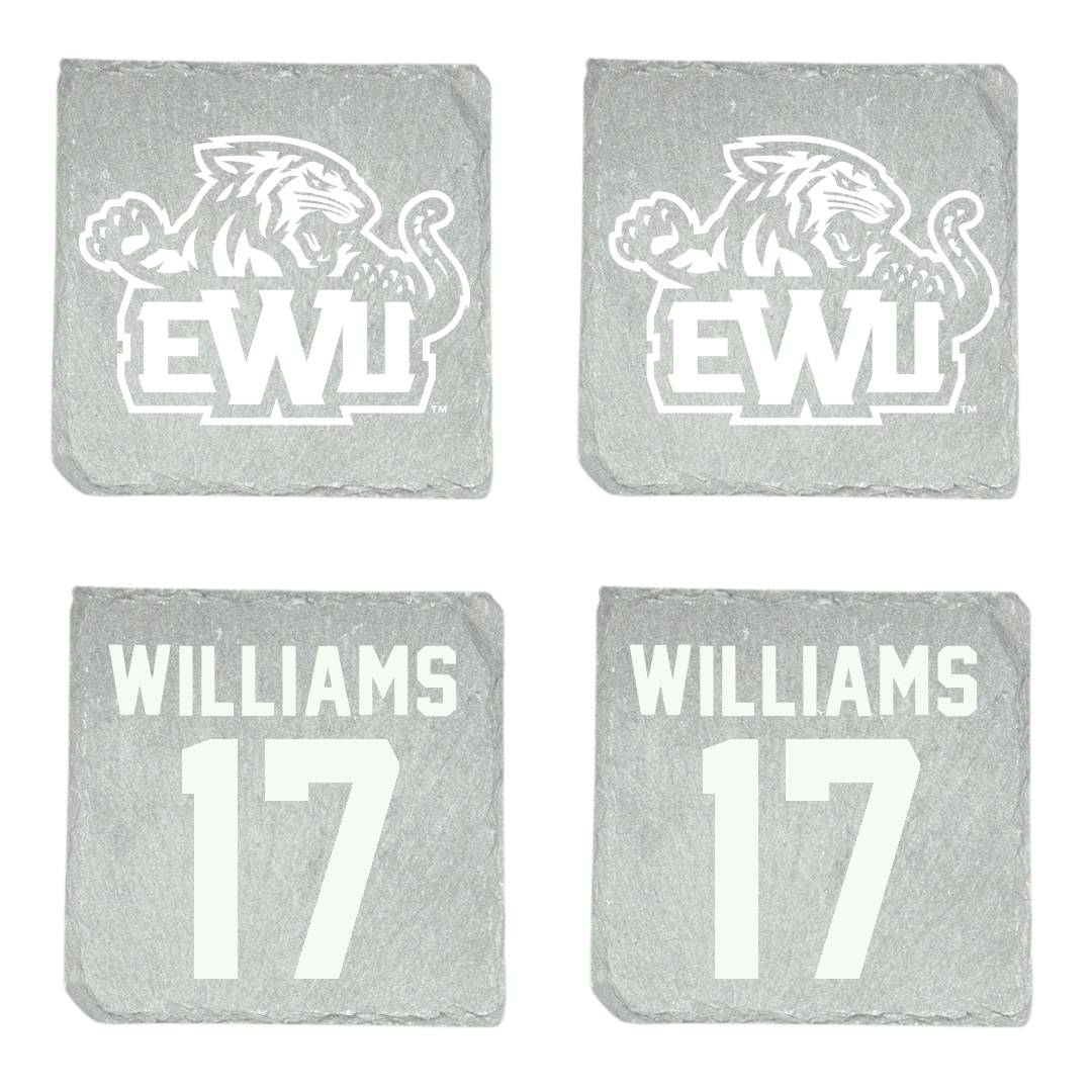 Edward Waters University Football Stone Coaster (4 Pack)  - #17 Tyreese Williams