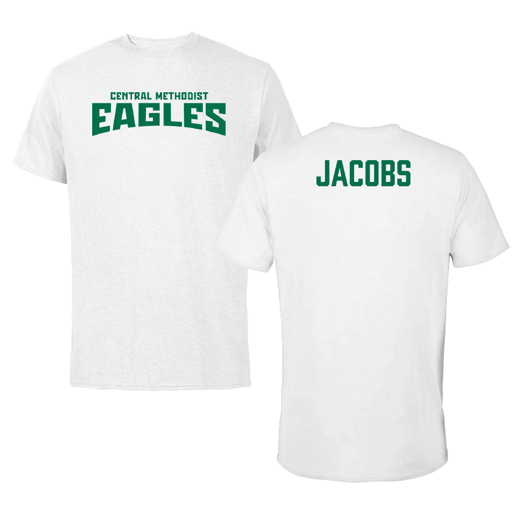 Central Methodist University TF and XC White Classic Tee - Aidan Jacobs