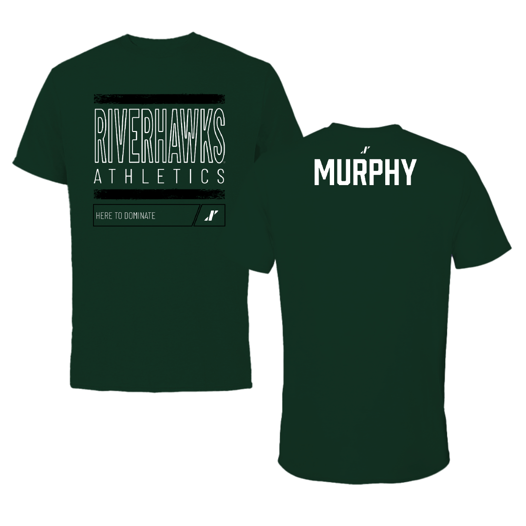 Northeastern State University Baseball Forest Green Dominate Tee - Nate Murphy