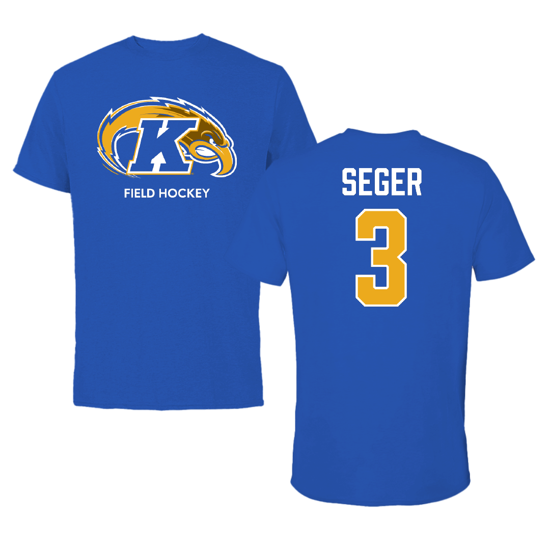 Kent State University Field Hockey (W) Blue Tee - #3 Emma Seger