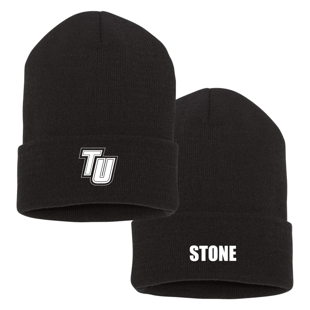 Tusculum University Soccer (W) Black Beanie - #20 Gabby Stone