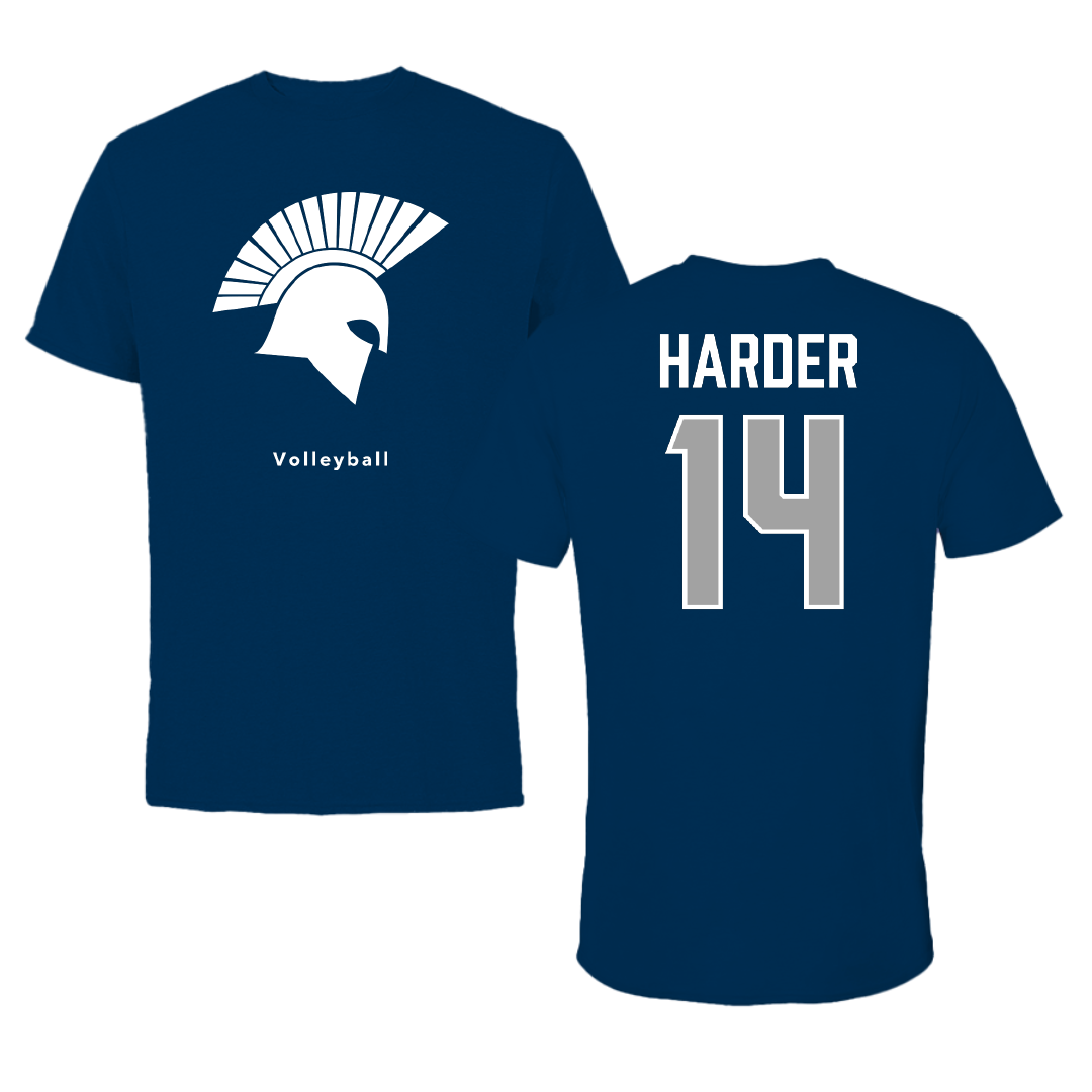Missouri Baptist University Volleyball (W) Navy Tee - #14 Abby Harder