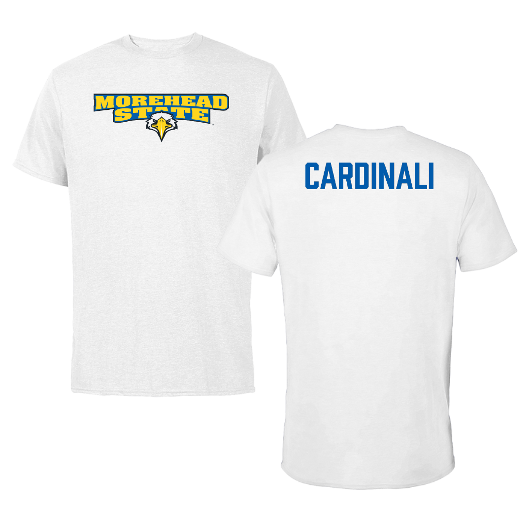 Morehead State University Cheer White Performance Tee - Isabella Cardinali
