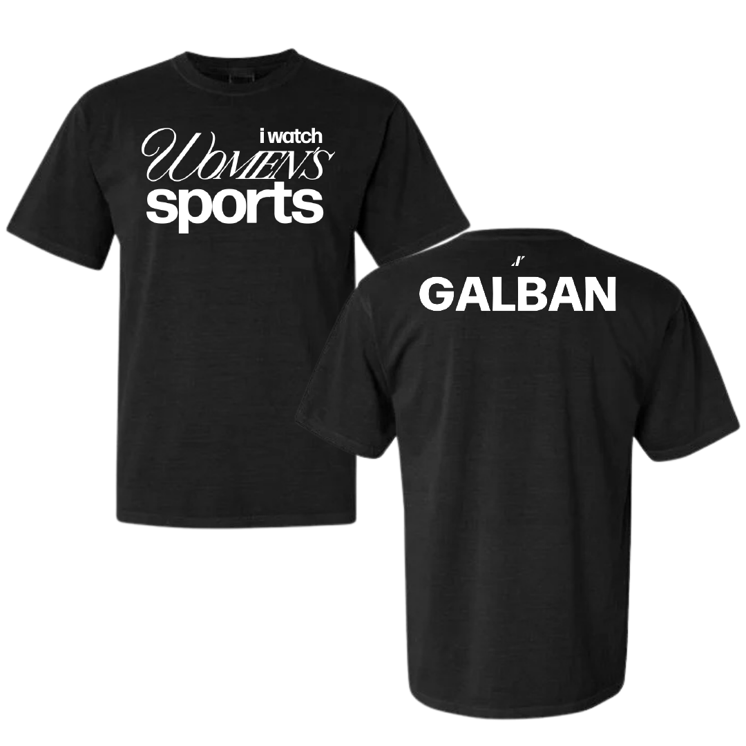Golf (W) Black WHM Comfort Colors Tee - Cristina Galban