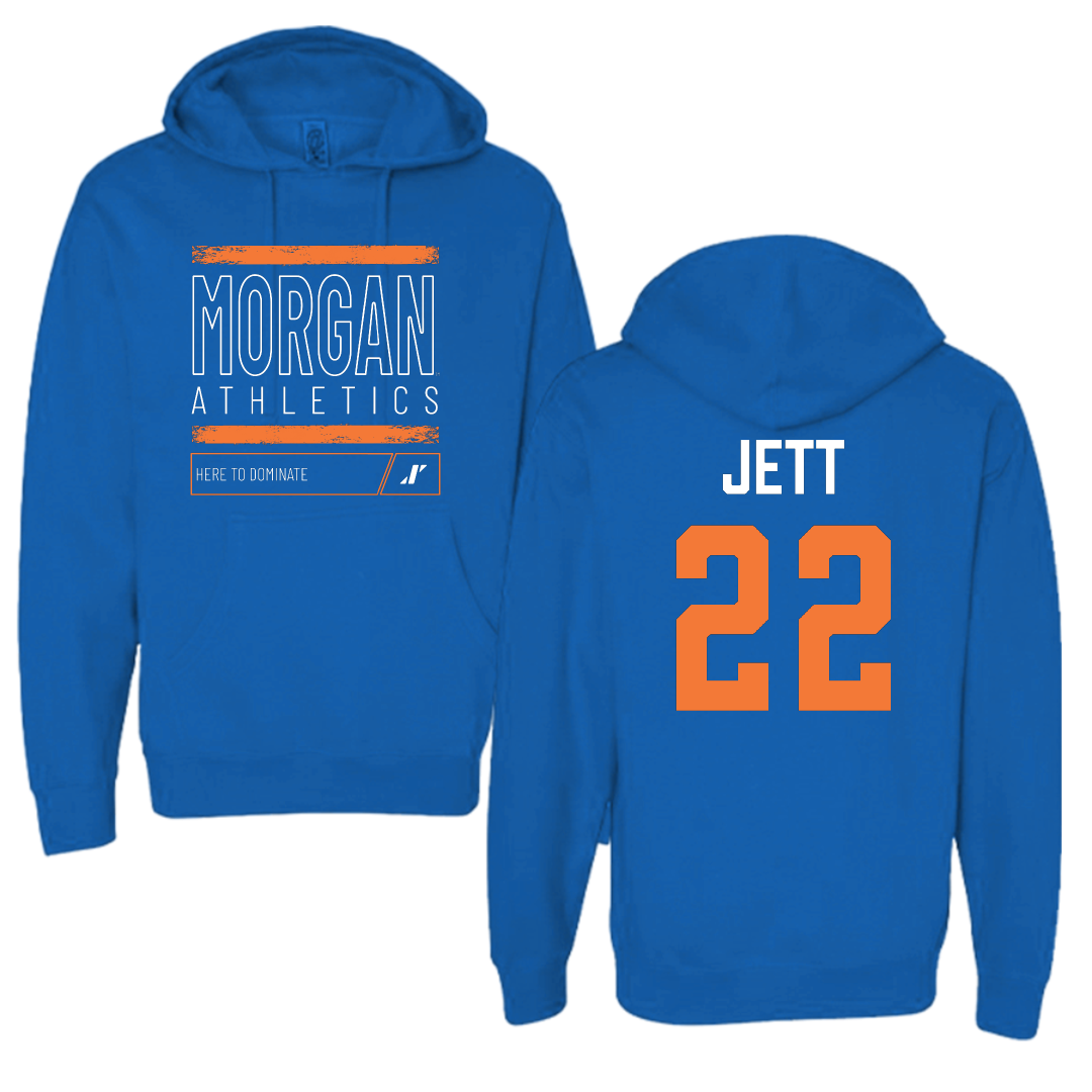 Morgan State University Acrobatics & Tumbling Blue Dominate Hoodie - #22 Marisa Jett