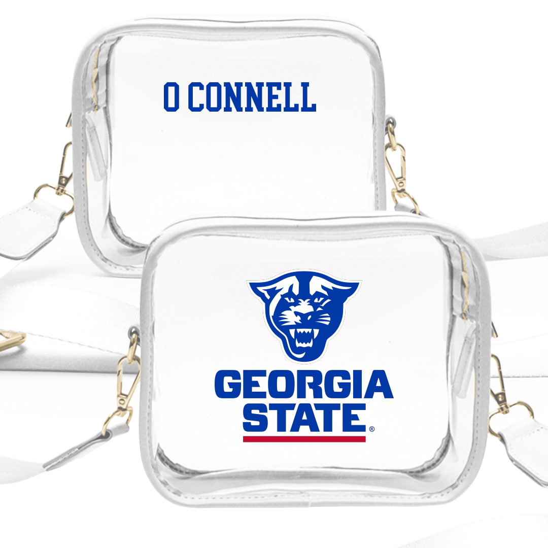 Georgia State University Golf (M) White Clear Stadium Bag - Cade O’Connell