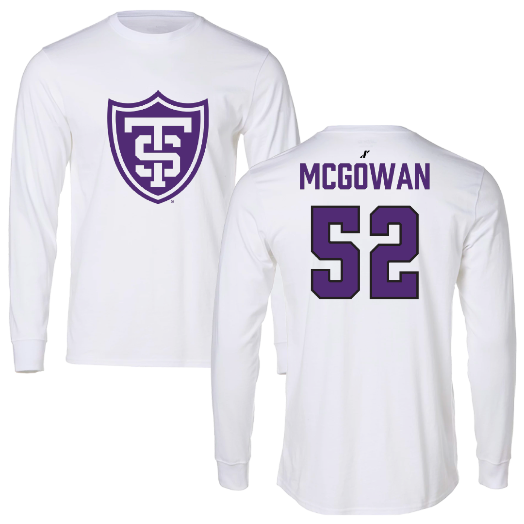University of St. Thomas (Minnesota) Basketball White Long Sleeve - #52 Savannah McGowan