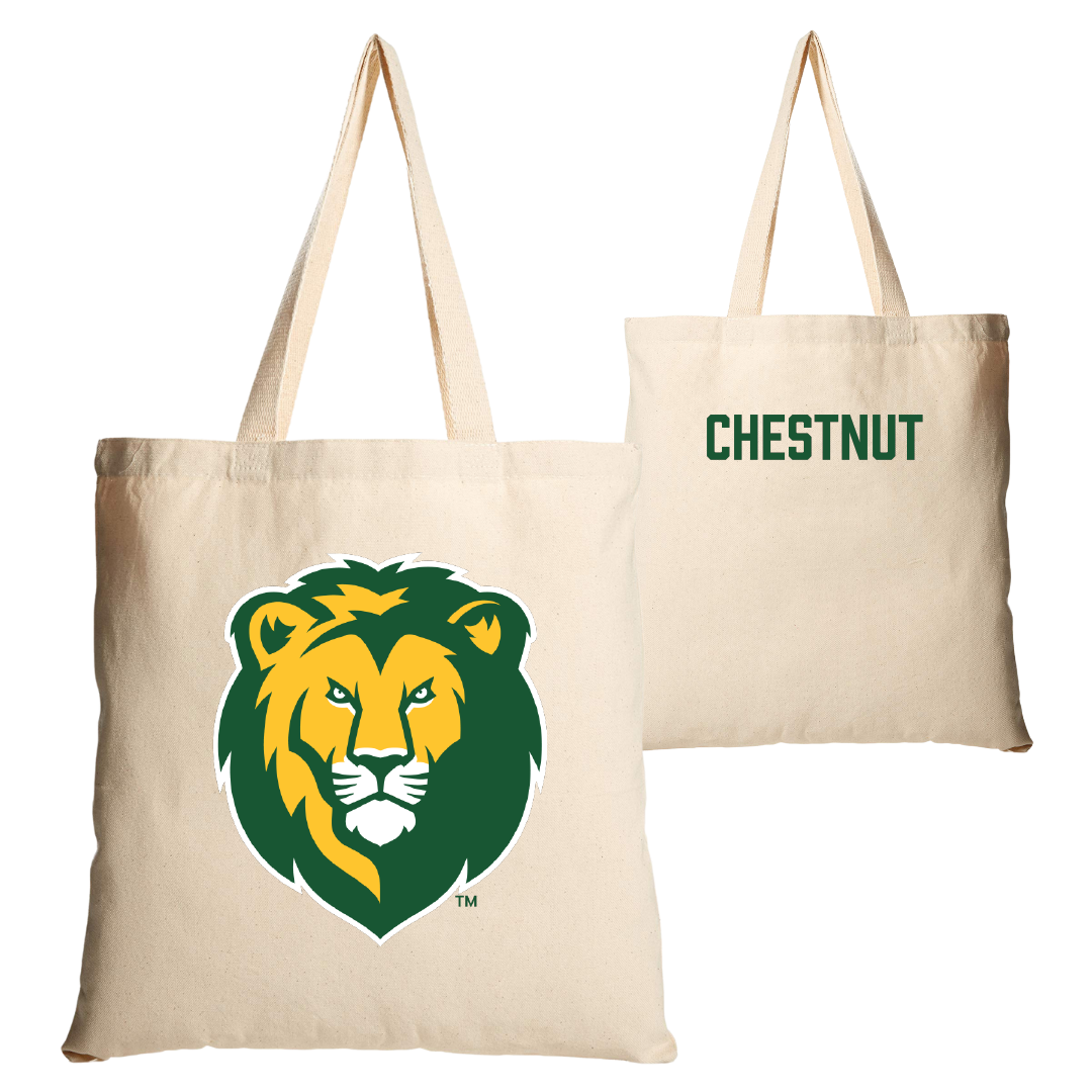 Southeastern Louisiana University TF and XC Tan Canvas Tote Bag - Darian Chestnut