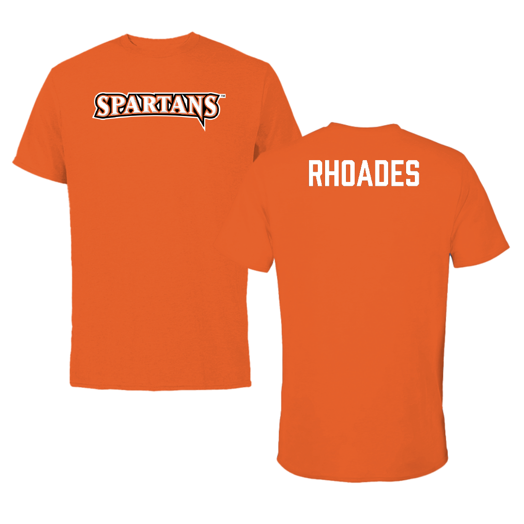 Northampton Community College Baseball Orange Tee - Aiden Rhoades