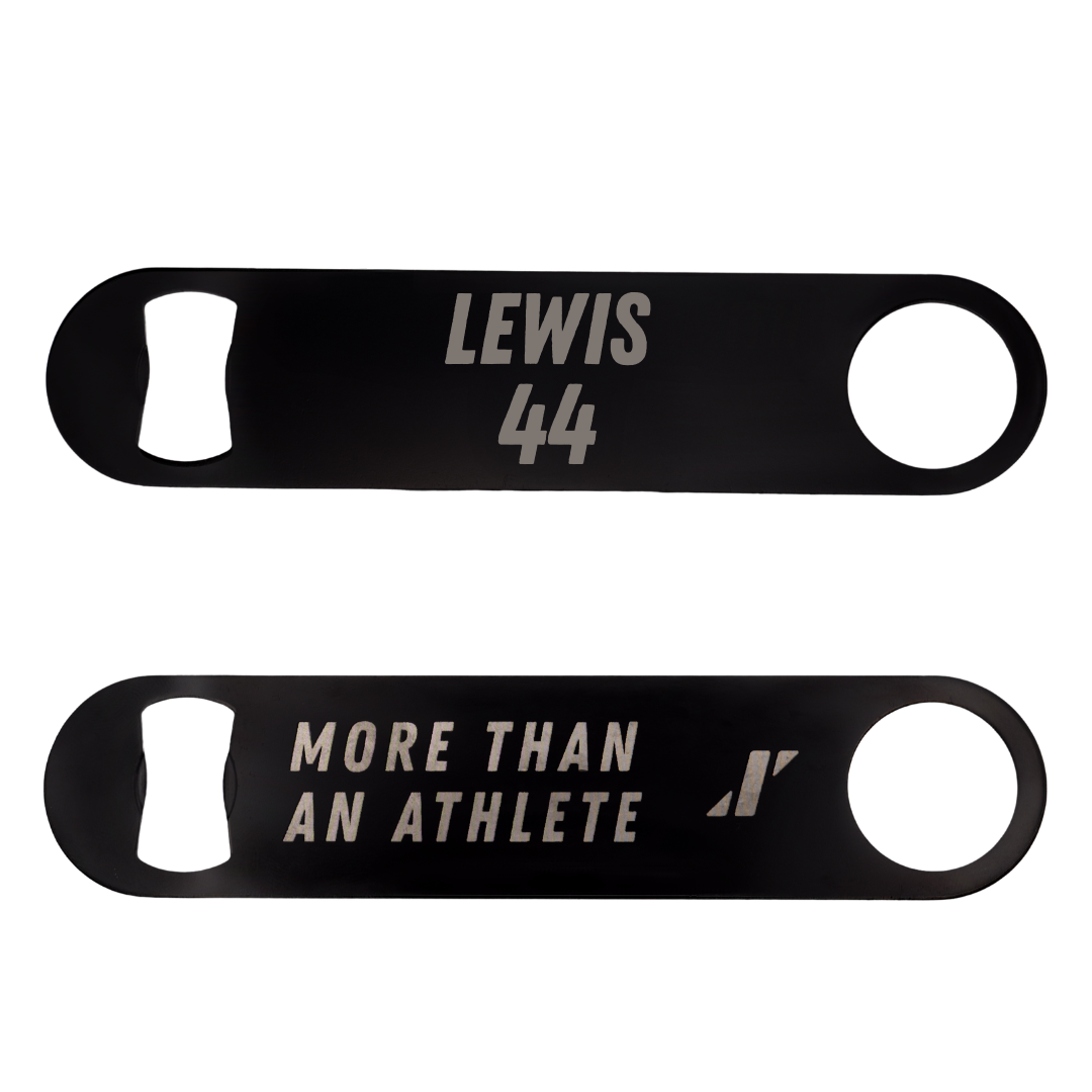 Edward Waters University Football Black Bottle Opener - #44 Robert Lewis