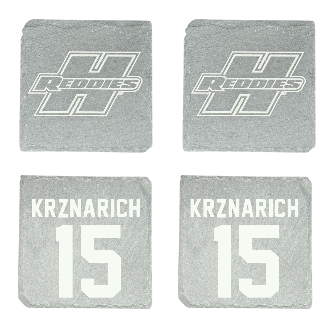 Henderson State University Baseball Stone Coaster (4 Pack)  - #15 Mason Krznarich