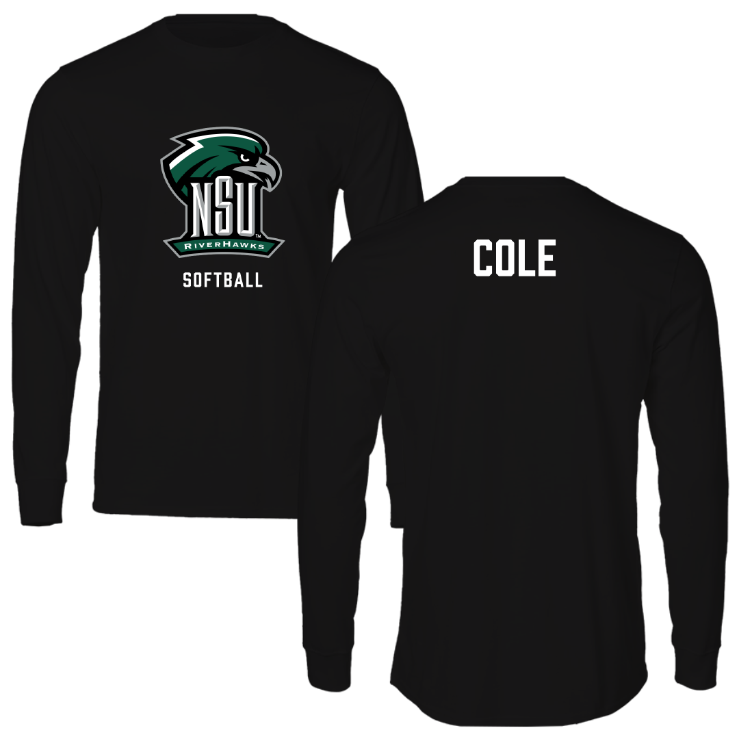 Northeastern State University Softball Black Long Sleeve - Madalyn Cole
