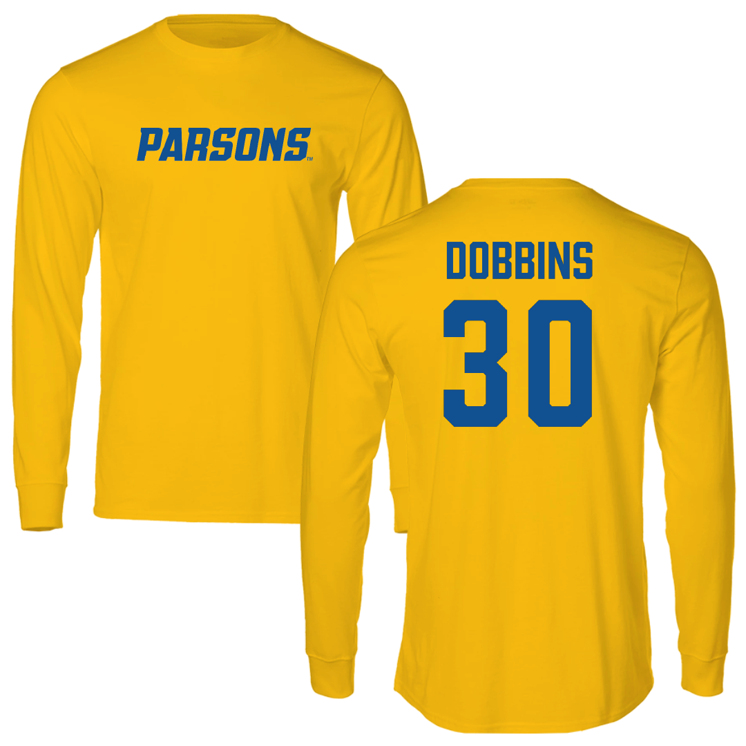 Snead State Community College Baseball Gold Long Sleeve - #30 Blake Dobbins