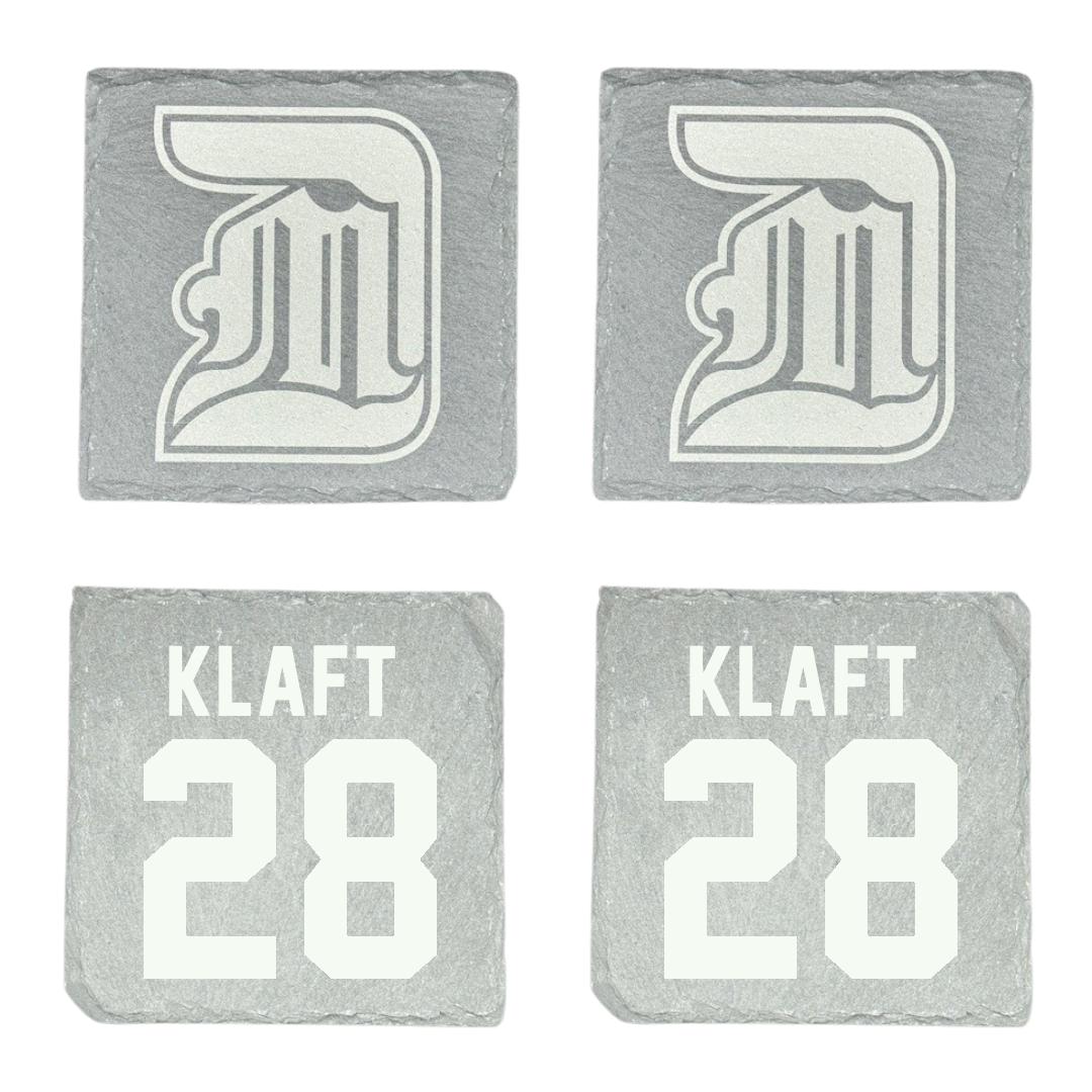 University of Detroit Mercy Softball Stone Coaster (4 Pack)  - #28 Abby Klaft