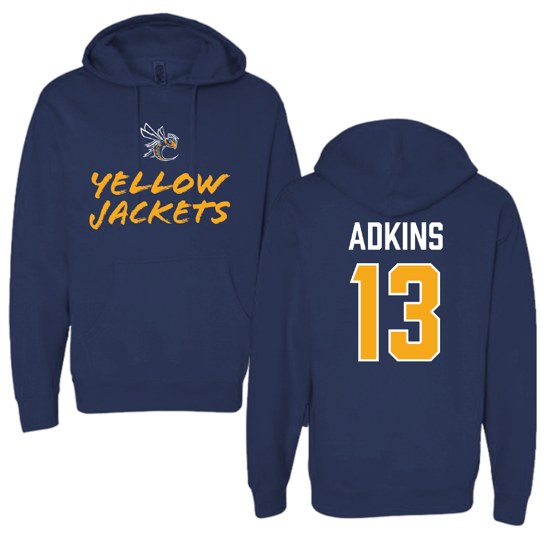 Cedarville University Baseball Navy General Hoodie - #13 Nathaniel Adkins