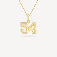Gold Presidents Pendant and Chain - #54 Joseph Borro