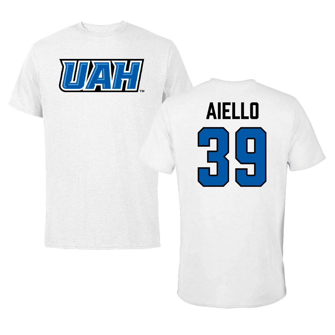 Huntsville Lacrosse (M) White Performance Tee - #39 Chris Aiello