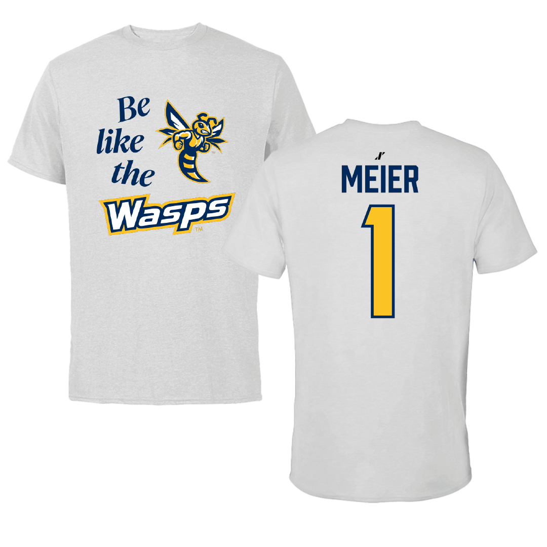 Emory & Henry College Volleyball Light Gray Be Like Us Tee - #1 Alyssa Meier