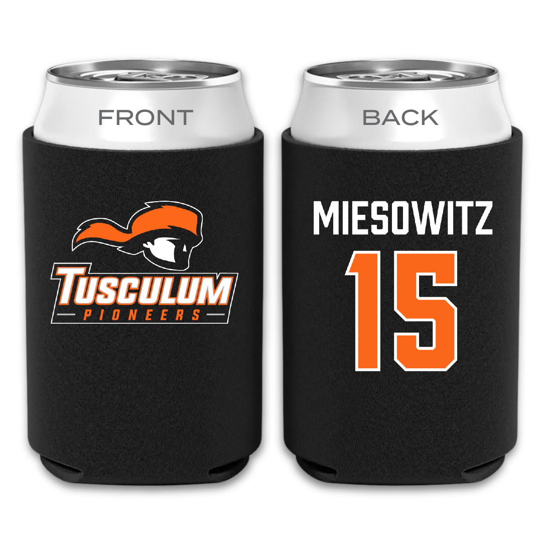 Tusculum University Lacrosse Black Can Cooler - #15 Kennedy Miesowitz