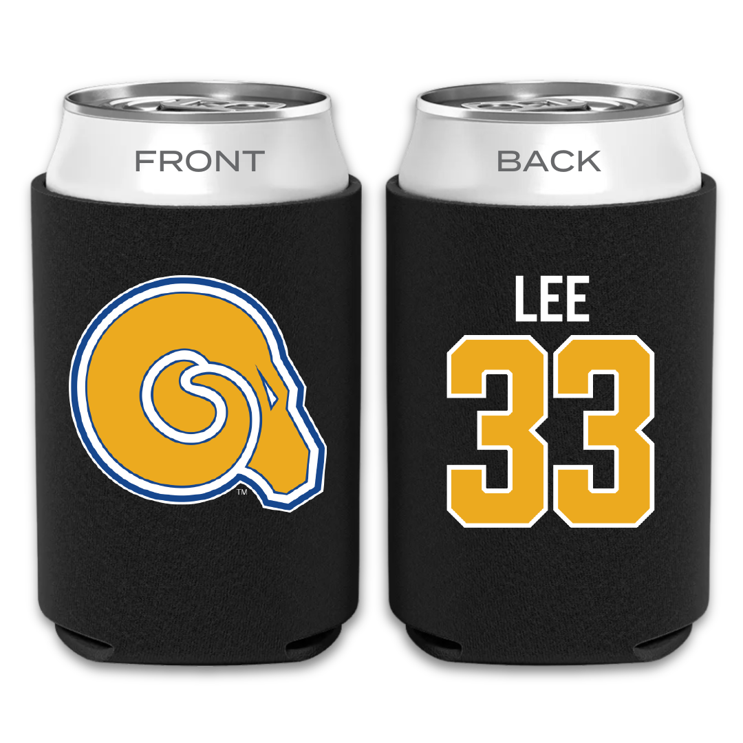 Albany State University Baseball Black Can Cooler - #33 Austin Lee