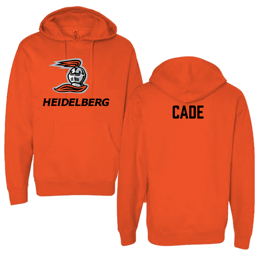 Heidelberg University Wrestling Orange Hoodie - Maddox Cade