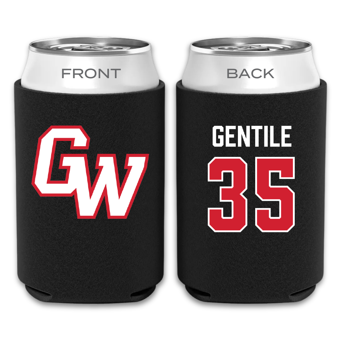 Gardner-Webb University Baseball Black Can Cooler - #35 Josh Gentile