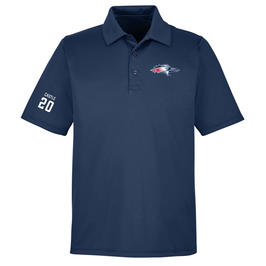 Metropolitan State University of Denver Soccer (W) Navy Polo - #20 Ella Castle