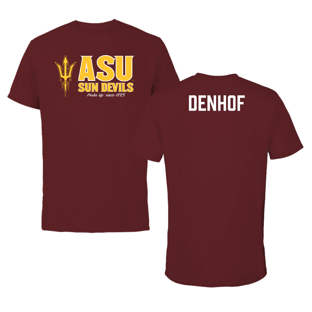 Arizona State University TF and XC Maroon General Tee - Ryan Denhof