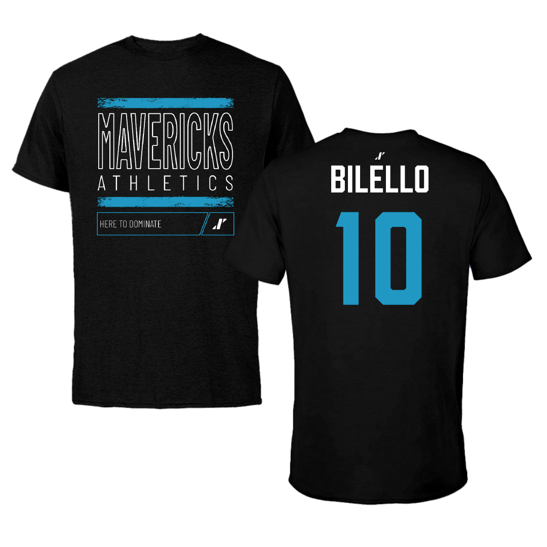 Mercy University Lacrosse (W) Black Dominate Tee - #10 Brielle Bilello
