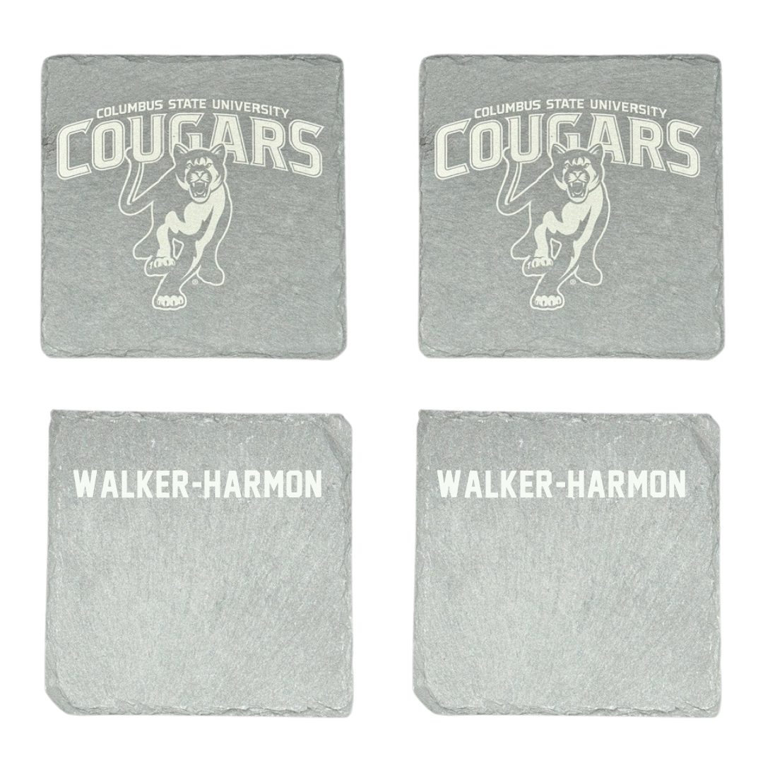 Columbus State University TF and XC Stone Coaster (4 Pack)  - Trenten Walker-Harmon
