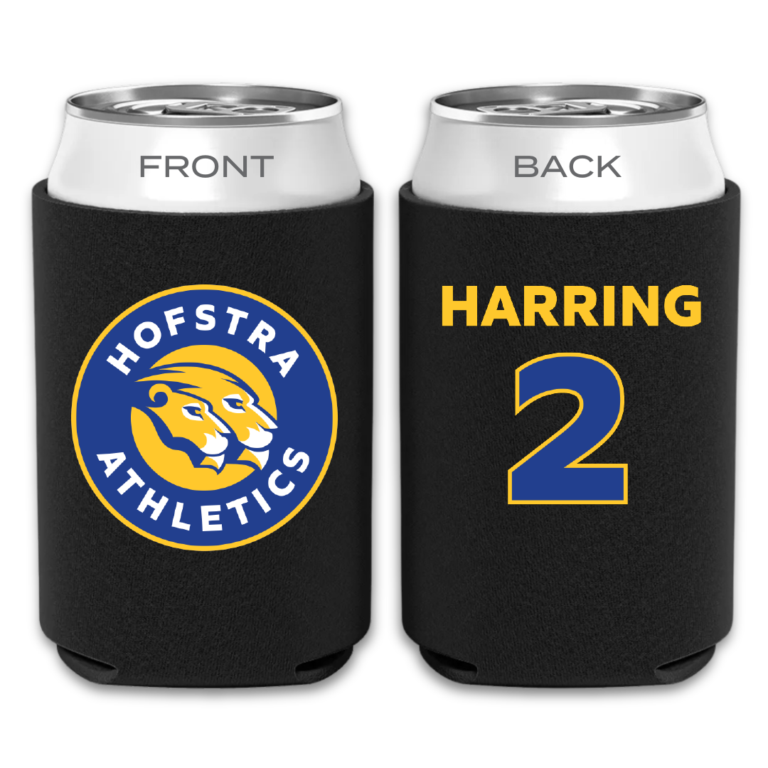 Hofstra University Baseball Black Can Cooler - #2 Jake Harring