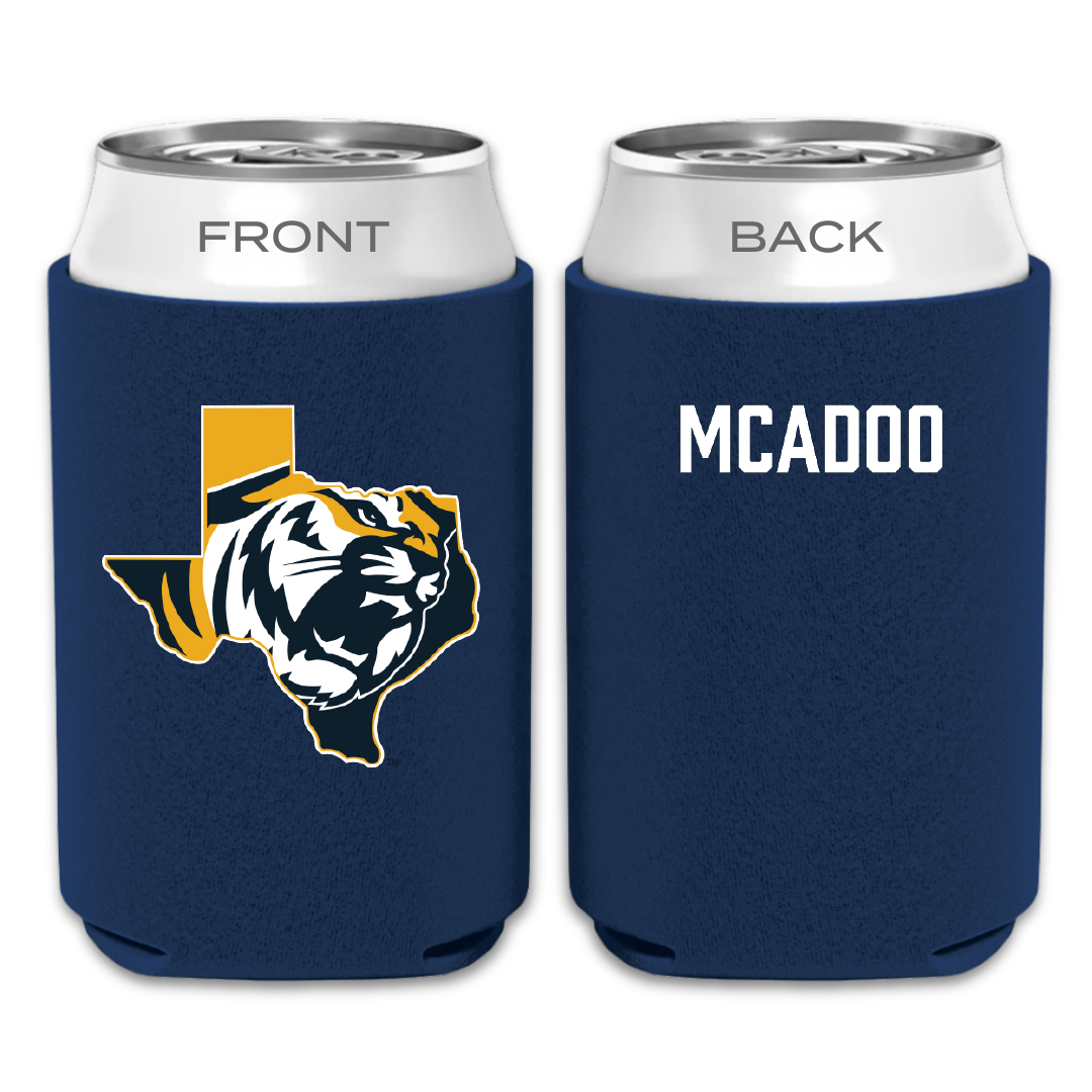 East Texas Baptist University Cheer Navy Can Cooler - Kendal McAdoo