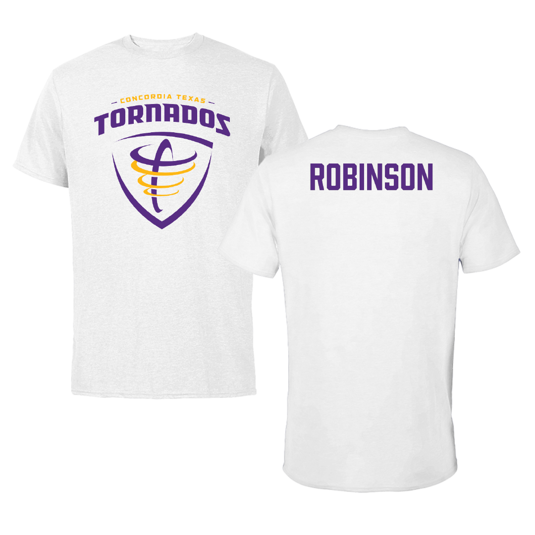 Concordia University (Texas) TF and XC White Tee - Ciena Robinson