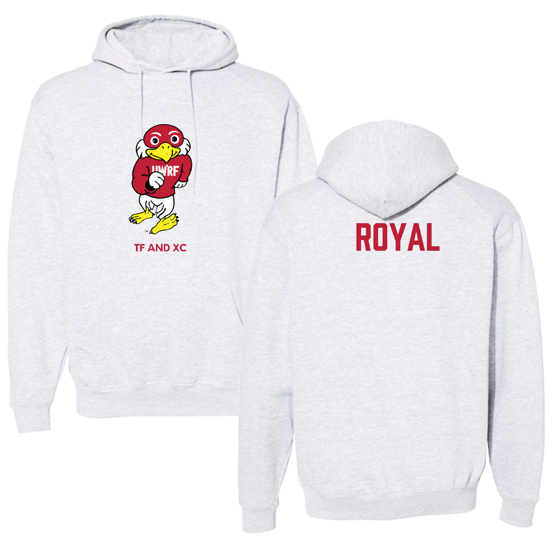University of Wisconsin-River Falls TF and XC Light Gray Hoodie - Caleb Royal