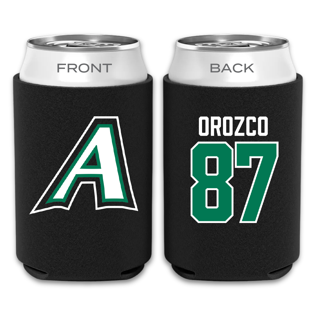 Adams State University Football Black Can Cooler - #87 Damien Orozco